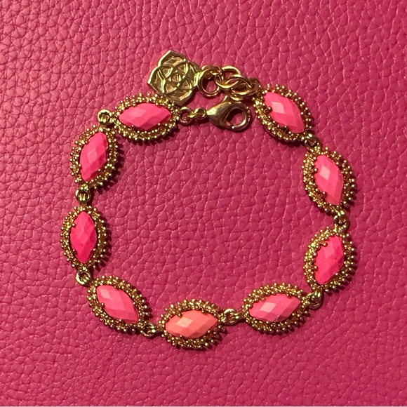 Kendra Scott Jana Magenta Bracelet GUC - Picture 2 of 14